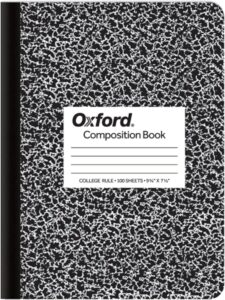Oxford Composition Notebook, 100 Sheets