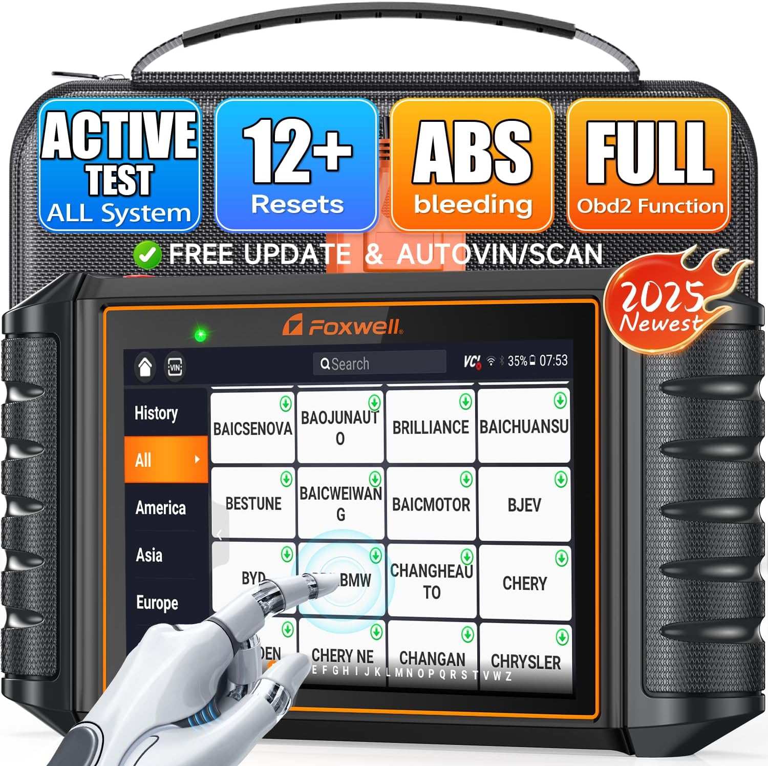 FOXWELL NT726 Scanner: 12 Resets