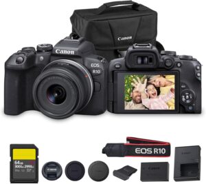 Canon EOS R10 Kit + 64GB & Bag