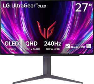 LG 27GS93QE 27" OLED 240Hz Gaming Monitor