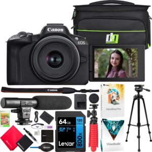 Canon EOS R50 Kit with Lens & Accessories
