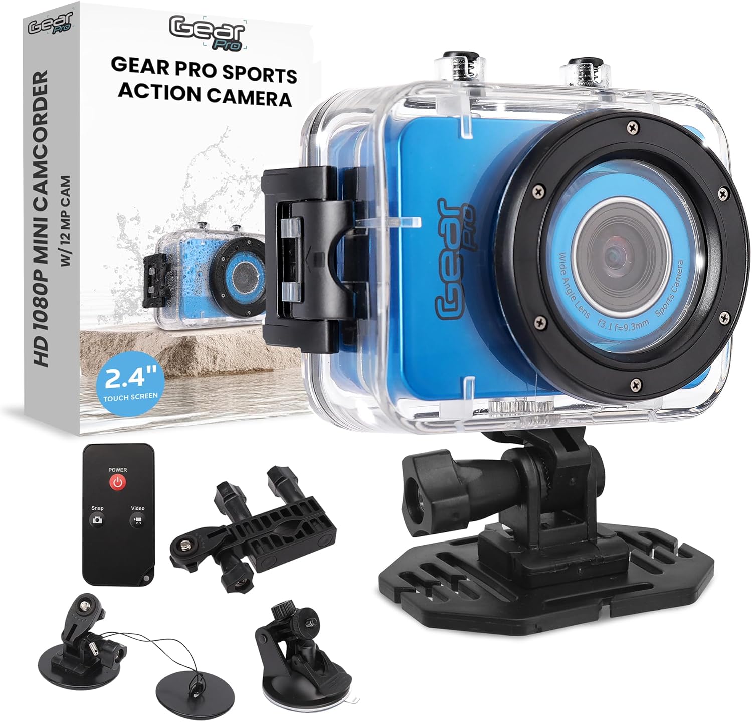 Pyle Gear Pro 1080P HD Waterproof Action Camera
