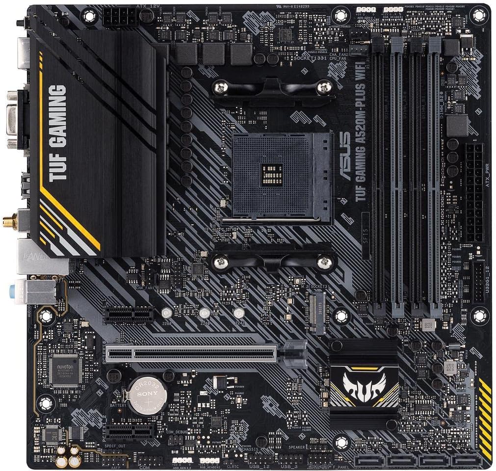 ASUS TUF A520M-PLUS WiFi AMD AM4 mATX