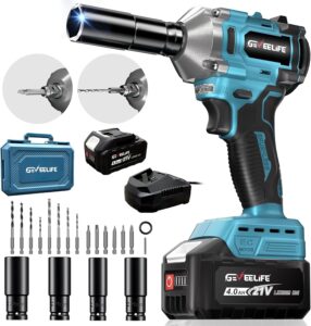 450N.m Cordless Impact Wrench w/ Battery