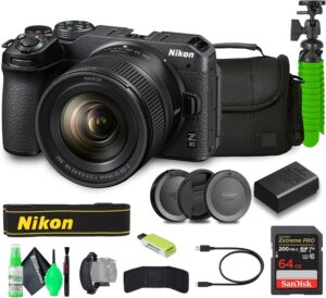 Nikon Z30 Kit with 12-28mm Lens & Accessories