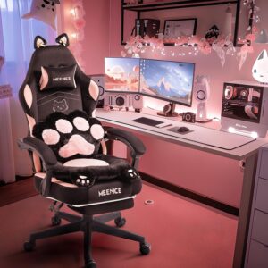 Pink Cat Ear Gaming Chair