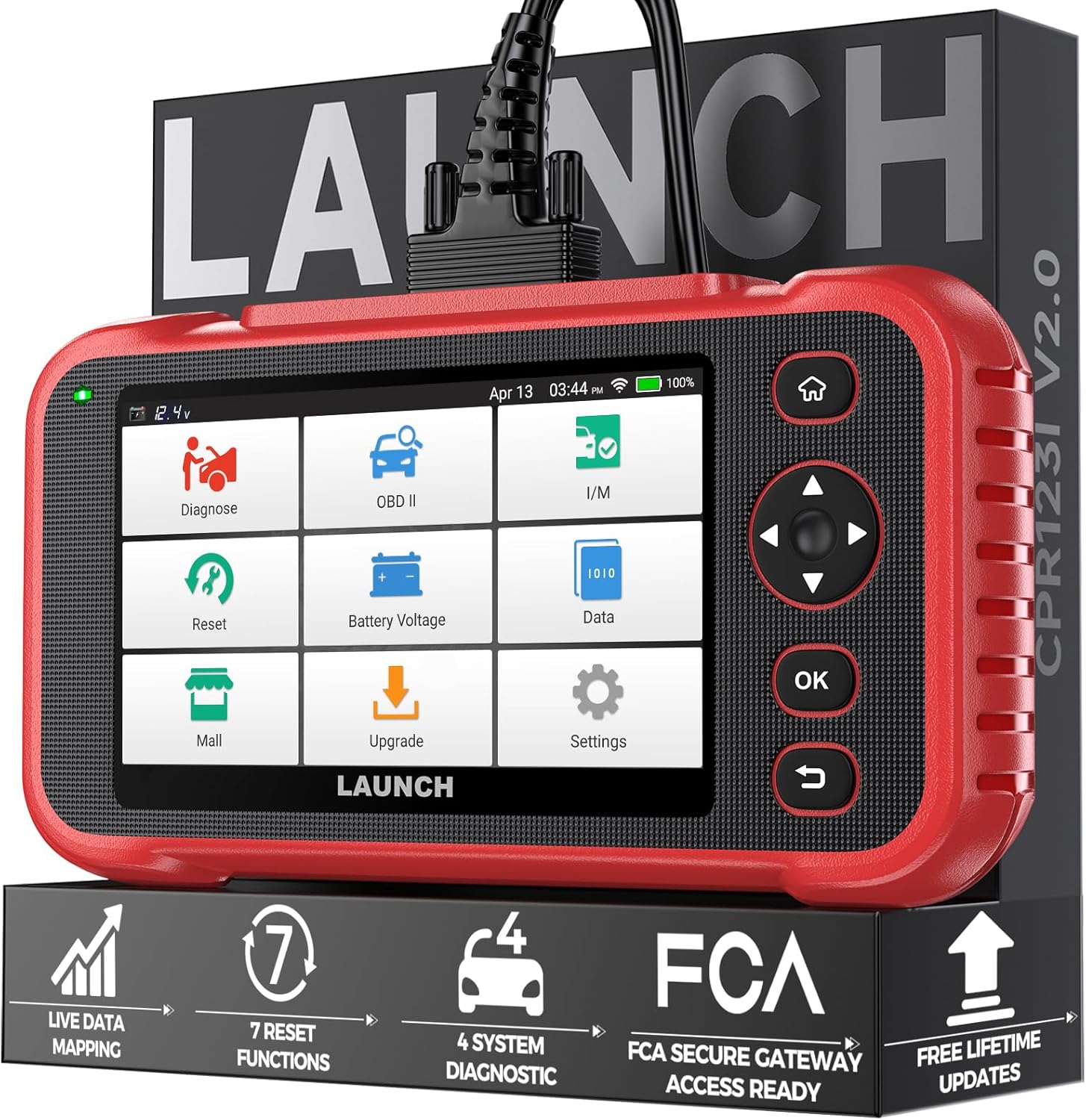 LAUNCH CRP123I Elite OBD2 Scanner, Lifetime Update