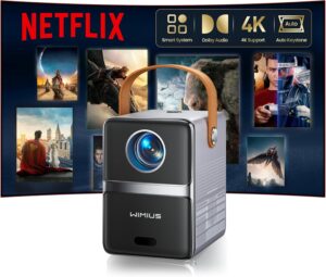 WiMiUS WiFi Bluetooth 4K Projector