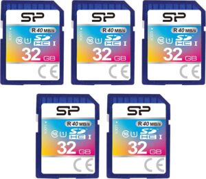 Silicon Power 32GB 5-Pack SDHC Class 10