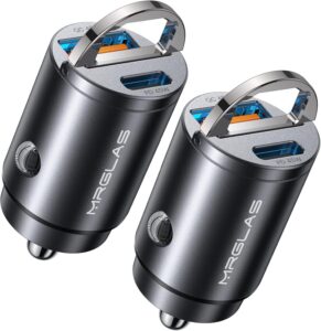 90W Super Mini USB C Car Charger PD QC3.0