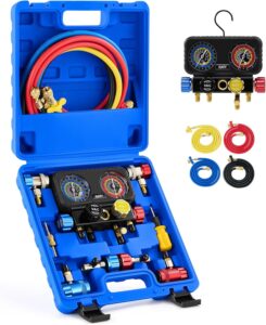 Orion R1234yf R134a R404a AC Manifold Gauge Set