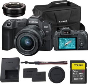 Canon EOS R8 RF 24.2MP Full-Frame Camera Kit
