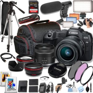 Canon EOS R8 24-50mm Lens Bundle (Renewed)