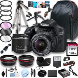 Canon EOS 2000D 42pc Bundle (Renewed)