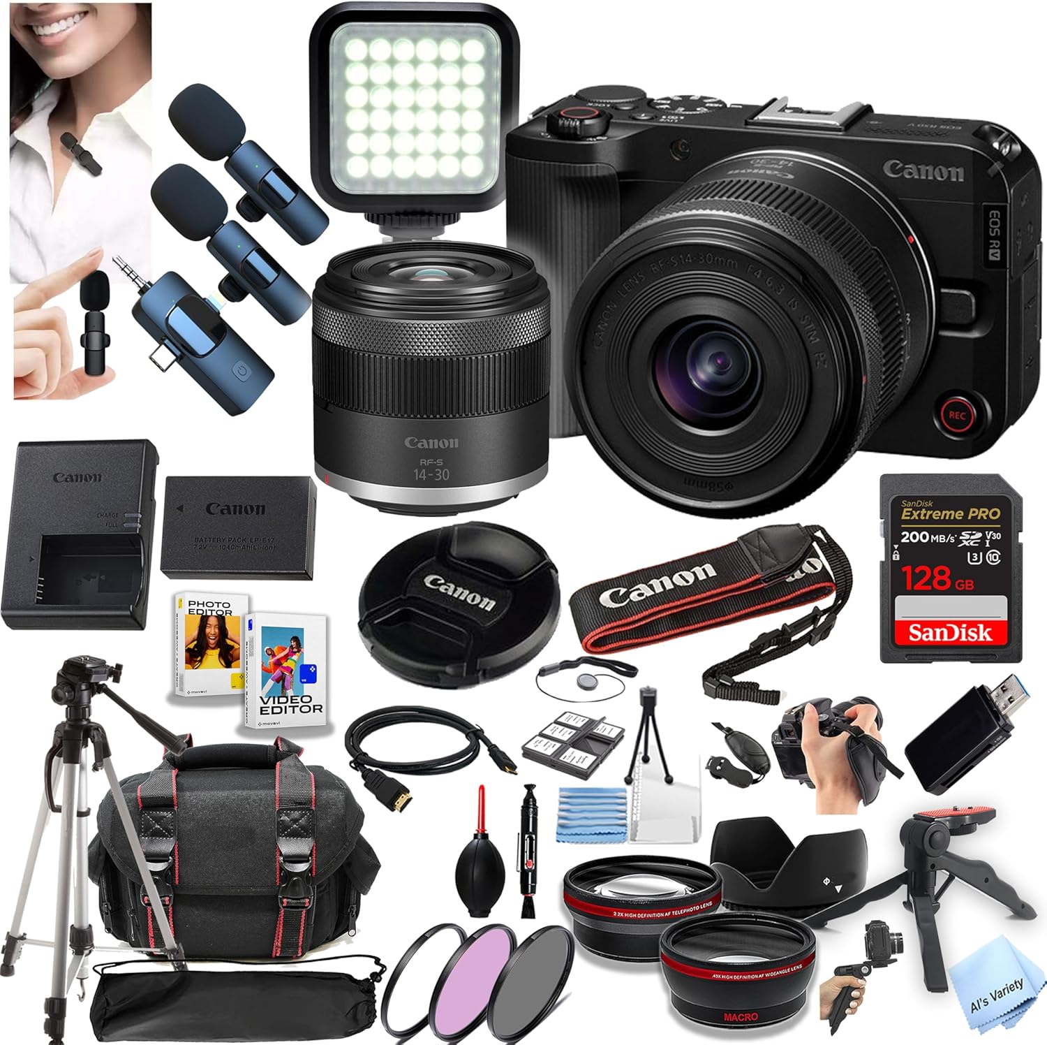 Canon EOS R50V Creator Bundle (Renewed)