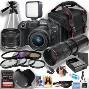 Canon EOS R8 18pc Bundle (Renewed)