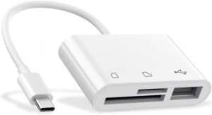 RayCue 3-in-1 USB C Card Reader