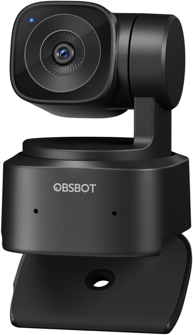 OBSBOT Tiny SE 1080P 100FPS AI Tracking PTZ Webcam for PC, Streaming, Meetings & Video Calls