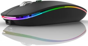 TENMOS Bluetooth Mouse, Slim & Silent