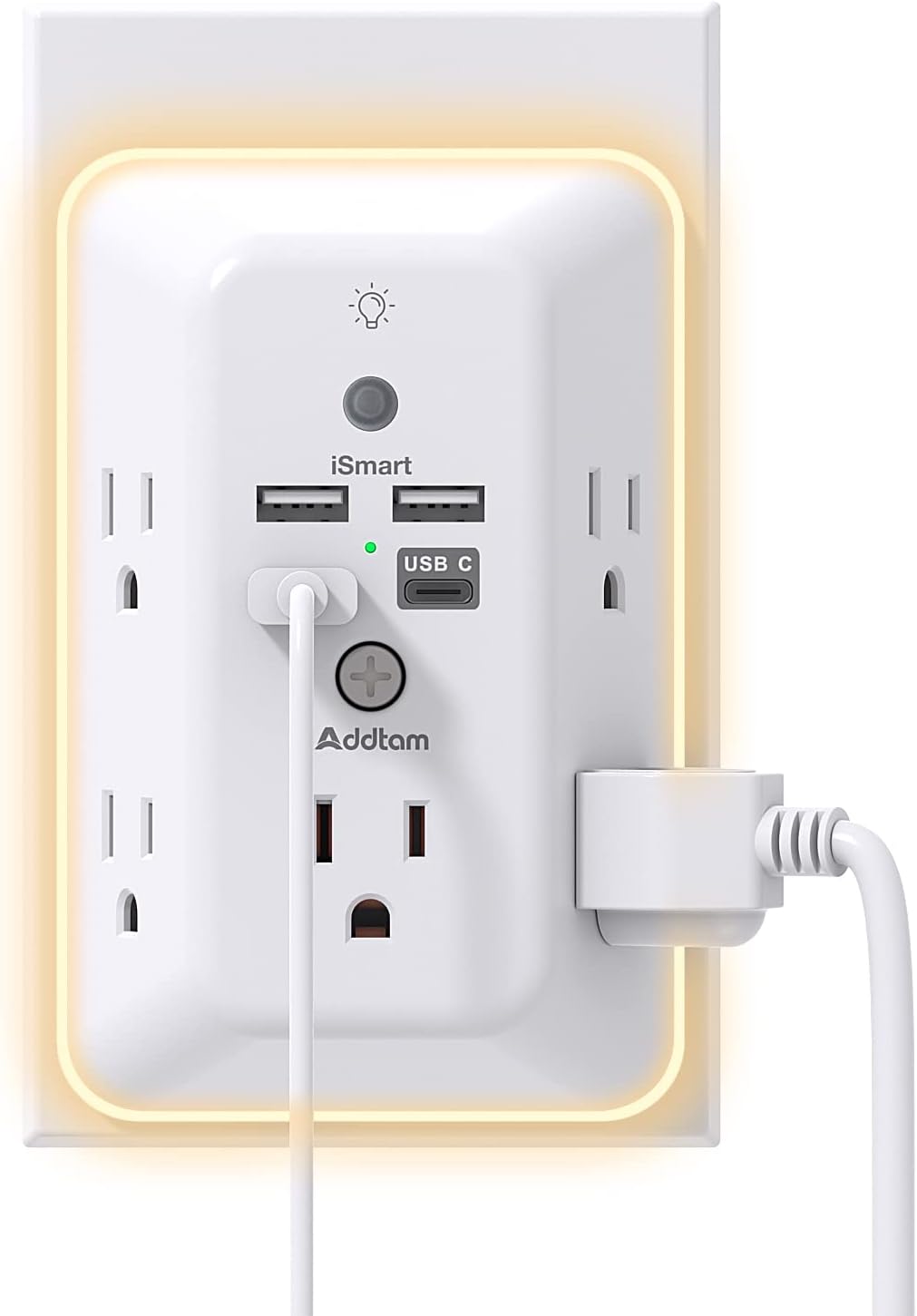 Addtam 5-Outlet USB