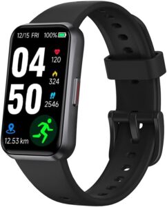 Fitness Tracker with 24/7 Health Monitoring: Heart Rate, Sleep, Blood Pressure & Oxygen Monitor