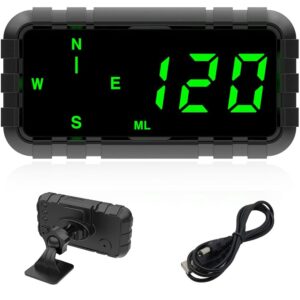 GPS Speedometer HUD with Alerts
