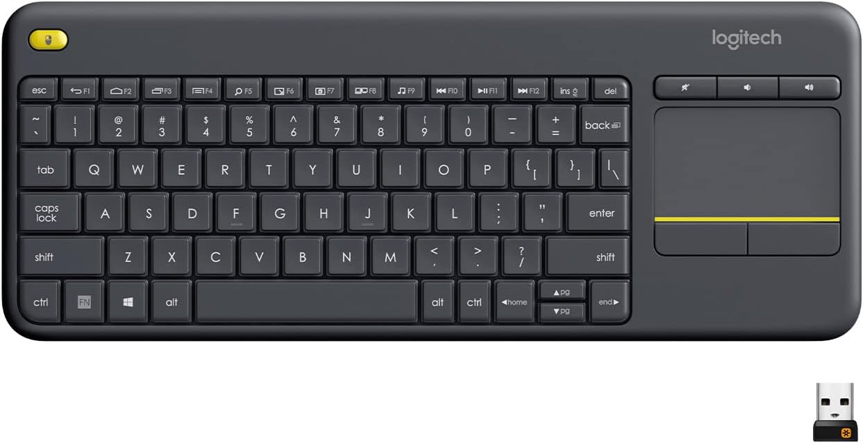 Logitech K400 Plus Wireless TV Keyboard with Built