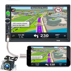 7" Bluetooth Car Stereo with Backup Camera
