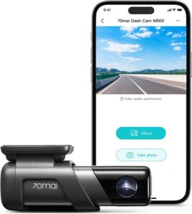 70mai M500 Dash Cam 2.7K eMMC GPS