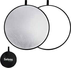 Selens Foldable 17" Silver/White Reflector