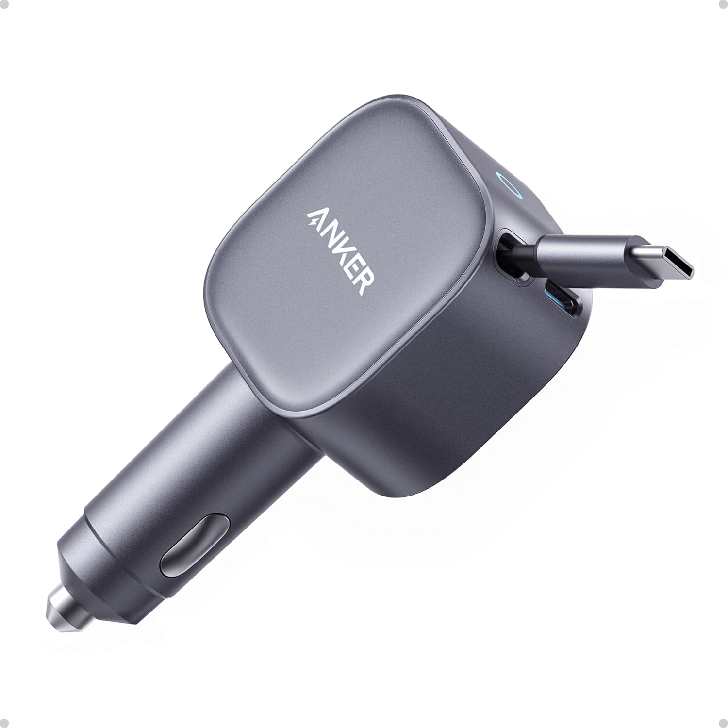 Anker 75W Ultra-Compact USB-C Car Charger with Built