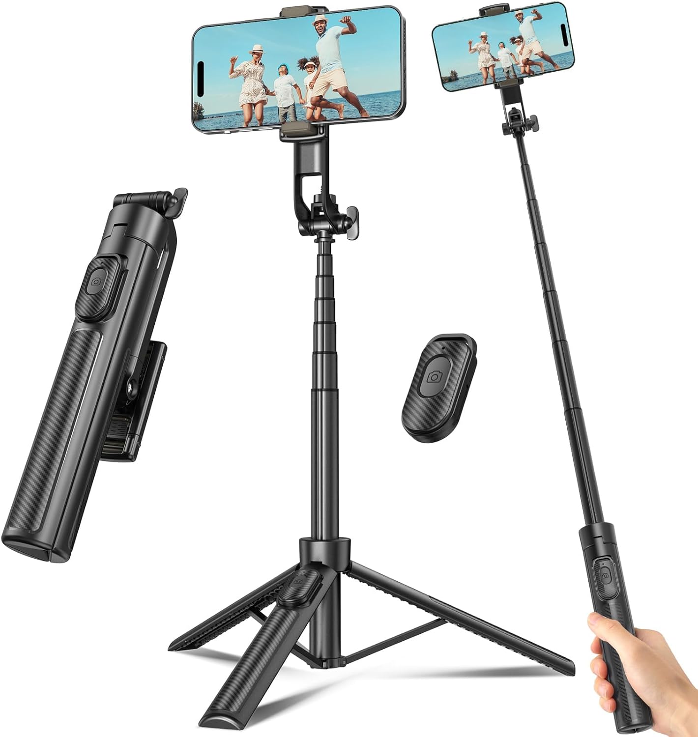 50" Selfie Stick Tripod with Remote