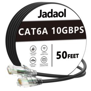 Jadaol Cat6a Ethernet Cable 50 ft