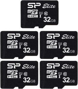 Silicon Power Elite 32GB 5-Pack MicroSD