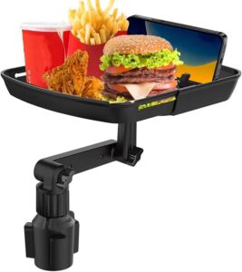 360° Rotating Car Cup Holder Tray