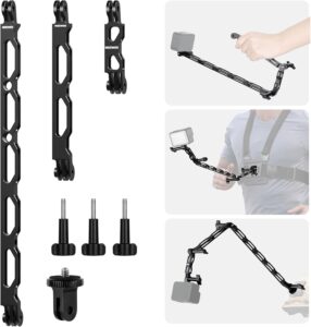 NEEWER Aluminum Arm Set for Action Cameras