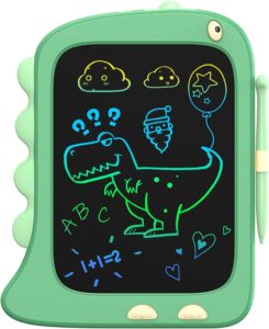 Green Dino Doodle Board for Kids