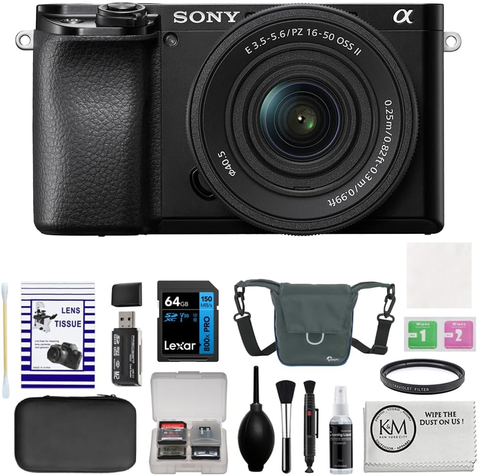 Sony a6100 Bundle (8 Items)