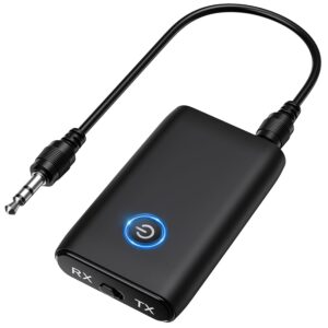 JXTZ 2-in-1 Bluetooth Aux Adapter