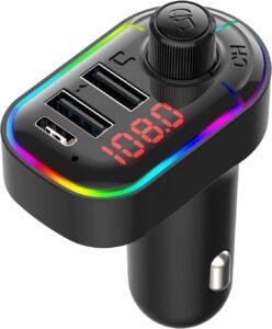Bluetooth 5.0 Car FM Transmitter & Charger