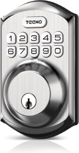 TEEHO TE001 Smart Deadbolt Lock with Keyless Entry for Front Door