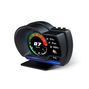 OTP P6 Car HUD Gauge OBD2 GPS Speedometer
