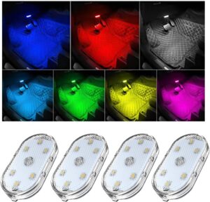 Ziciner 2-PC Colorful Car LED Lights
