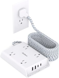 Addtam 10-Outlet & 4-USB Charging Station