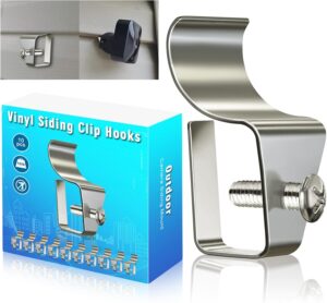 No-Hole Camera Mount Clips for Vinyl Siding