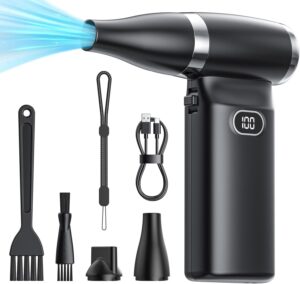 Cordless Air Duster: 60 MPH Mini Blower