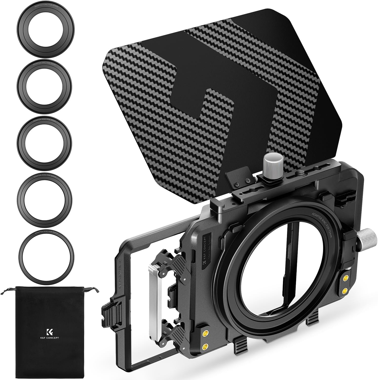 K&F Matte Box with Filter Adapters