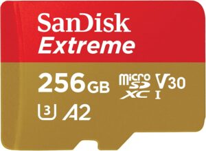 SanDisk 256GB Extreme microSDXC UHS-I Card