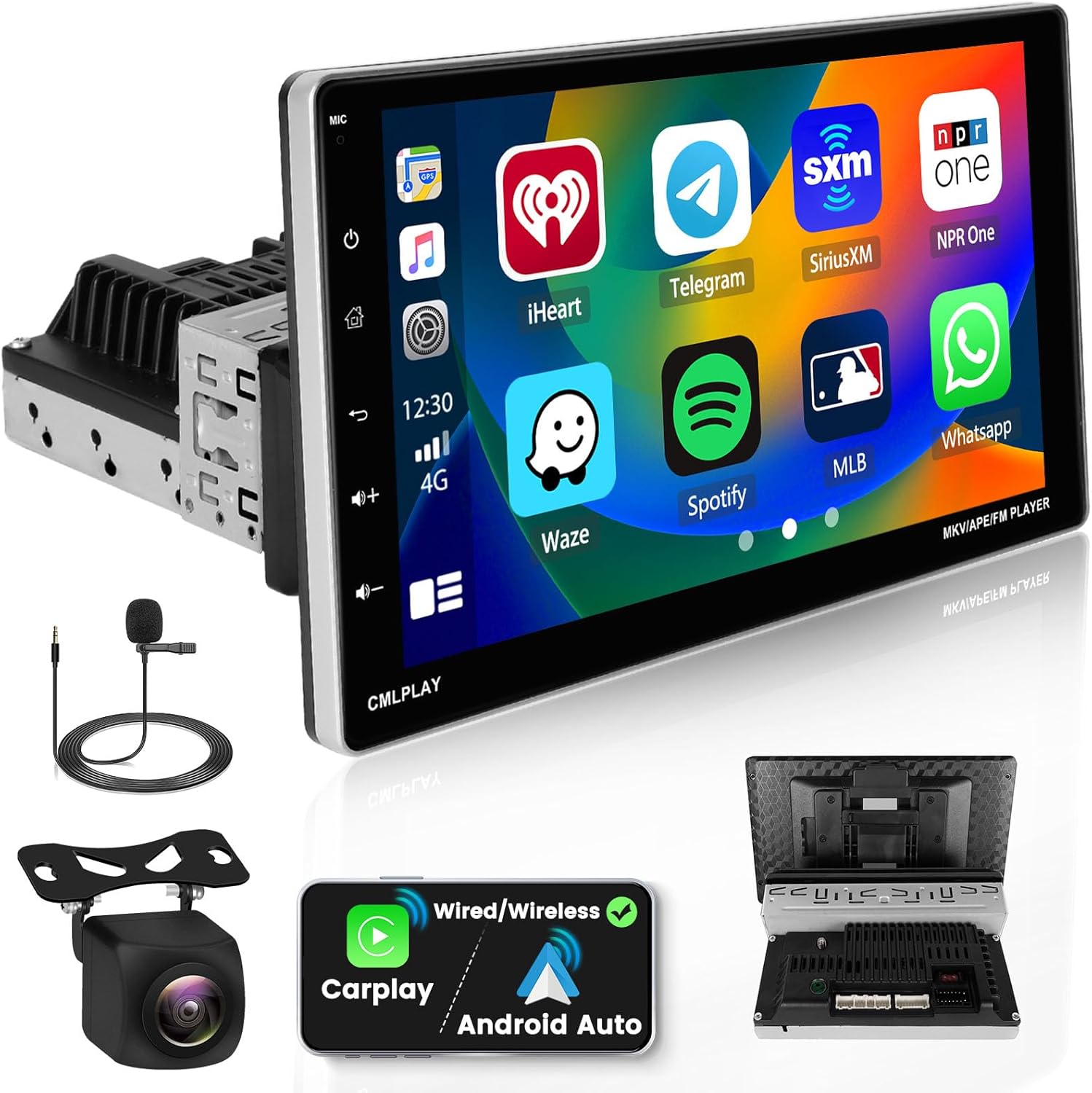 9" Car Stereo w/ CarPlay & Android Auto