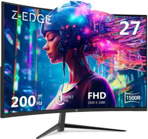 Z-Edge 27" Curved 200Hz Gaming Monitor